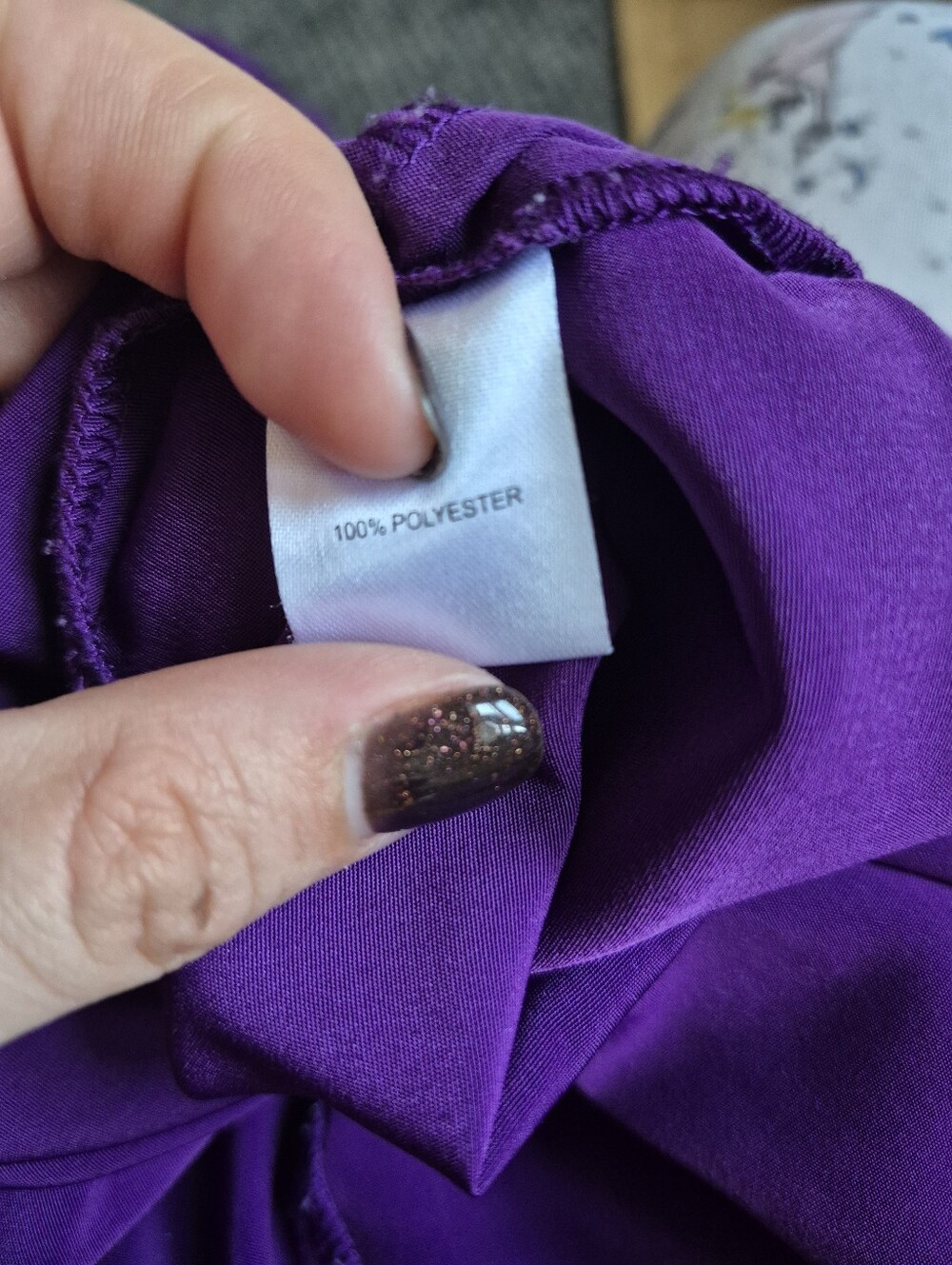 TravelSmith Vibrant Purple Travel Top